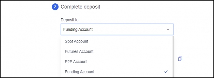 Selection of Funding Account