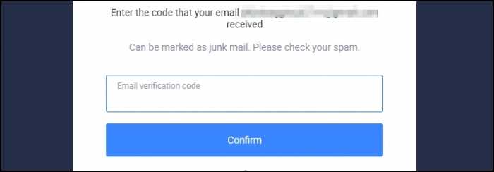 Email verification